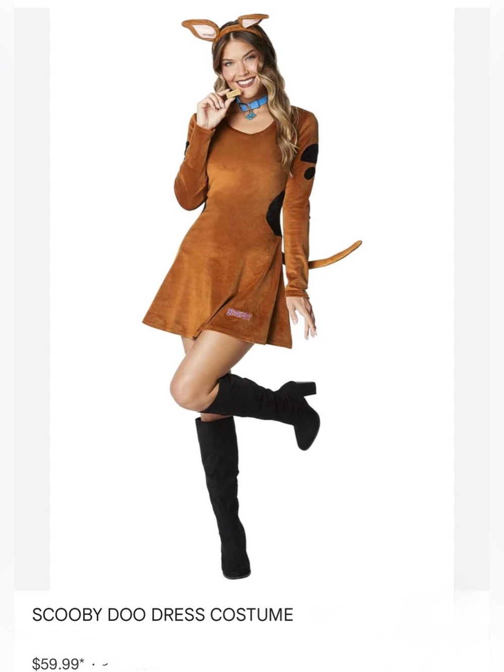 Scooby Doo Dress Costume S